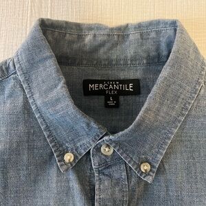 J. Crew Mercantile Flex Light Blue Men's Shirt